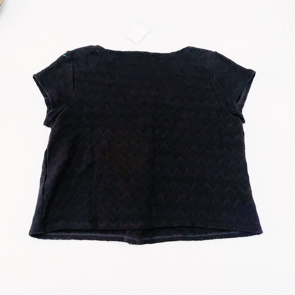 Madewell Short Sleeve Button Down Sweater Top XL NWT - Picture 4 of 7